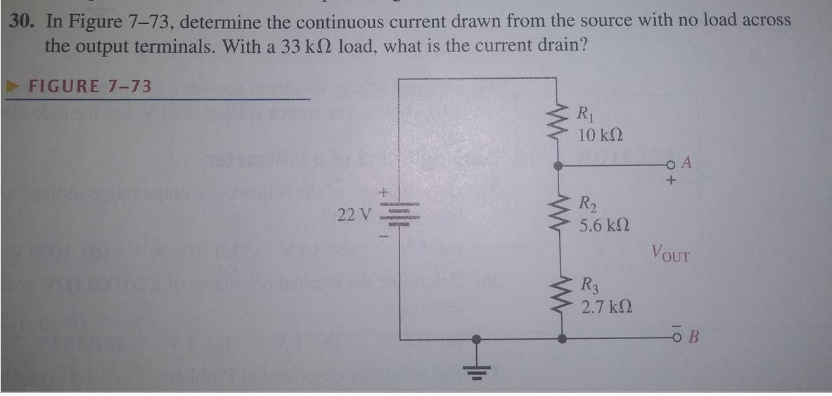 30 in figure 773 determine the continuous current drawn from the source
