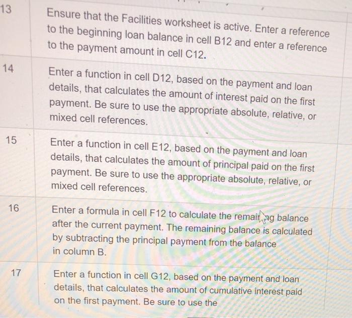 13-ensure-that-the-facilities-worksheet-is-active-enter-a-reference-to