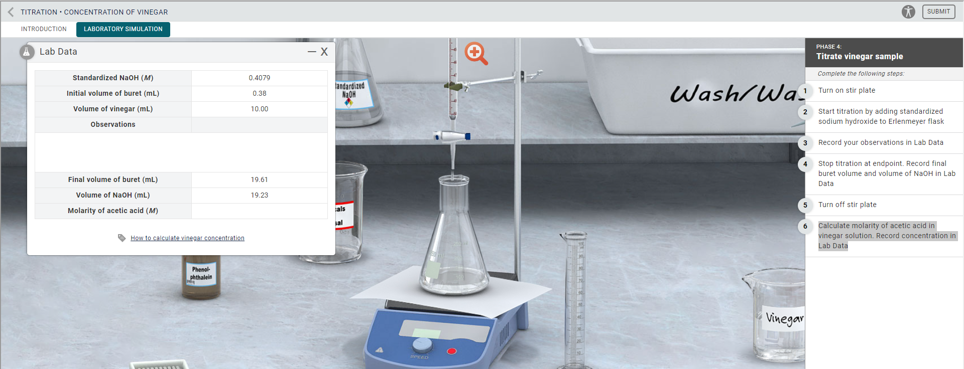 Vinegar And Naoh Titration Lab Report at Paulette Tipton blog