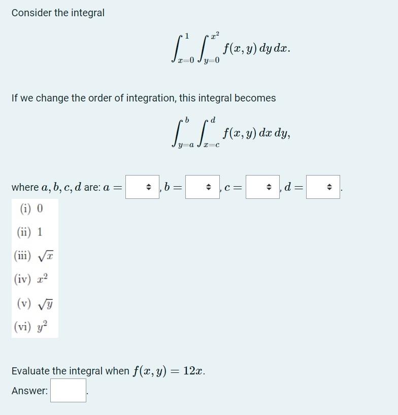 Y 12x Answer