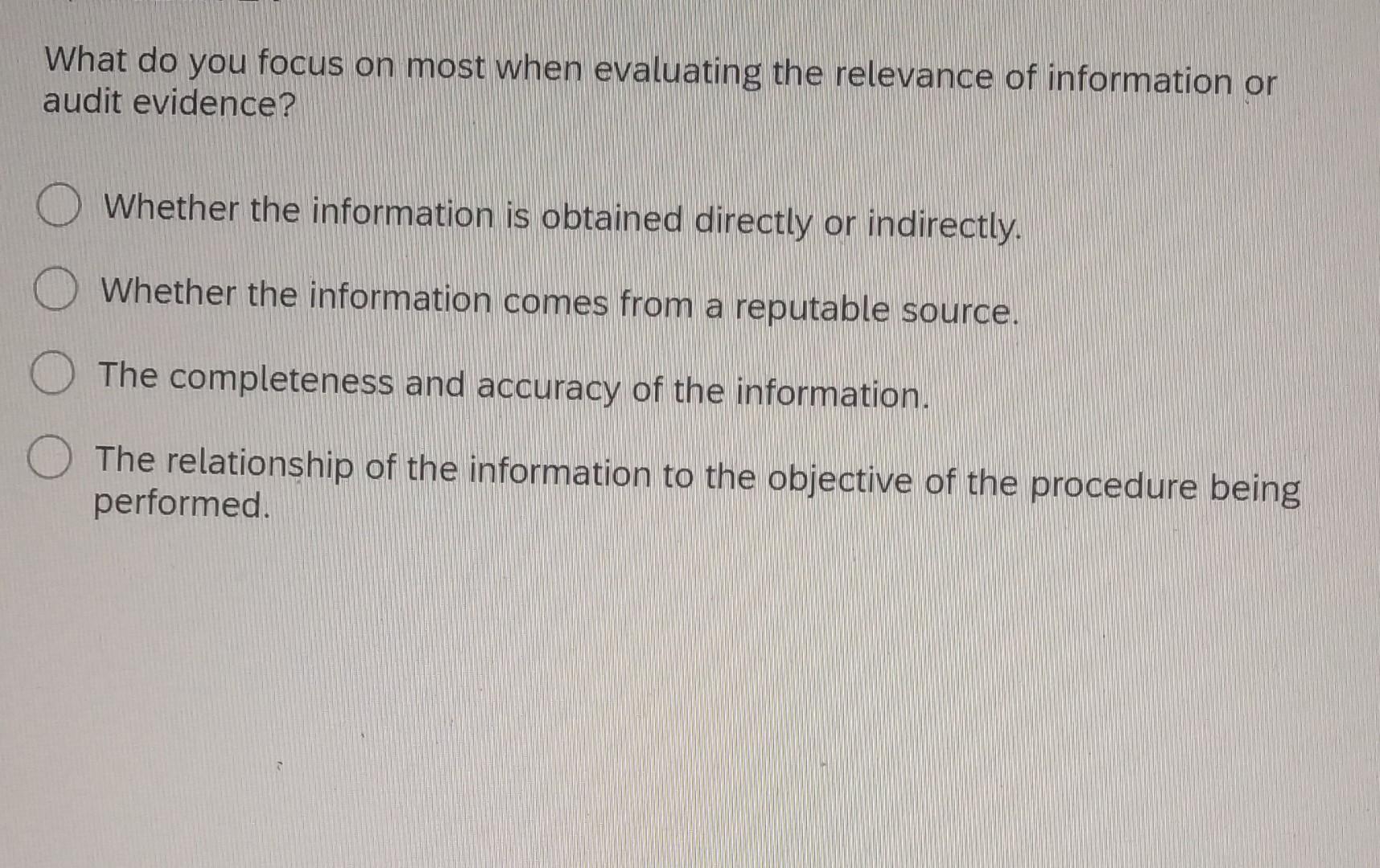 What Do You Focus On Most When Evaluating The Relevance Of Information what-do-you-focus-on-most-when-evaluating-the-relevance-of-information