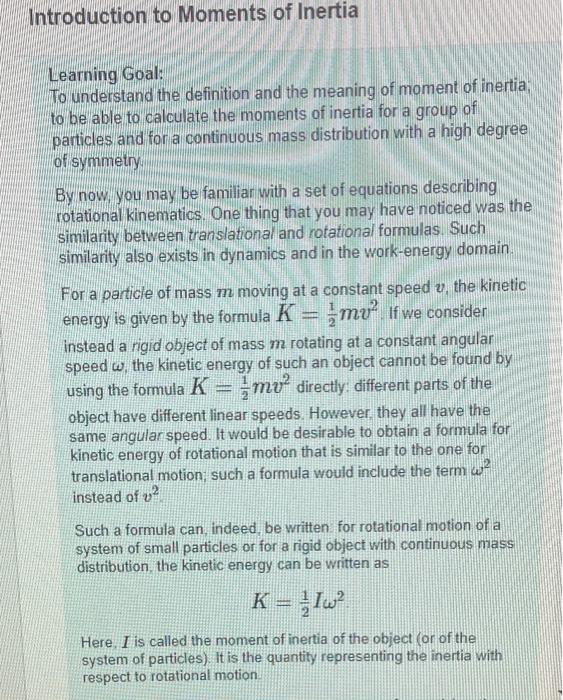 What Is Meaning Of Moment Of Inertia In English