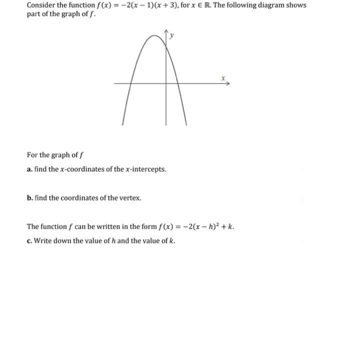 consider-the-function-fx2x1x3-for-x-e-r-the-following-diagram-shows