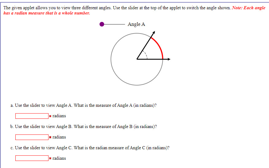 Recall That An Angle Making One Full Rotation Measures 2 Pi Radians Or 