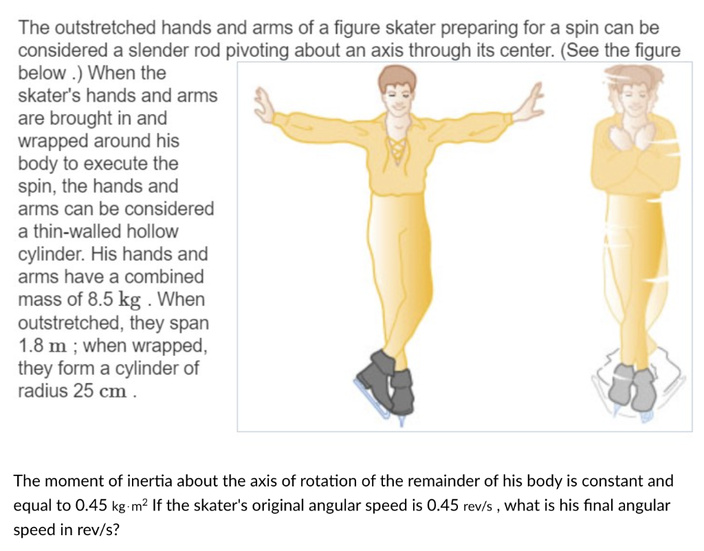 the outstretched hands and arms of a figure skater preparing for a spin