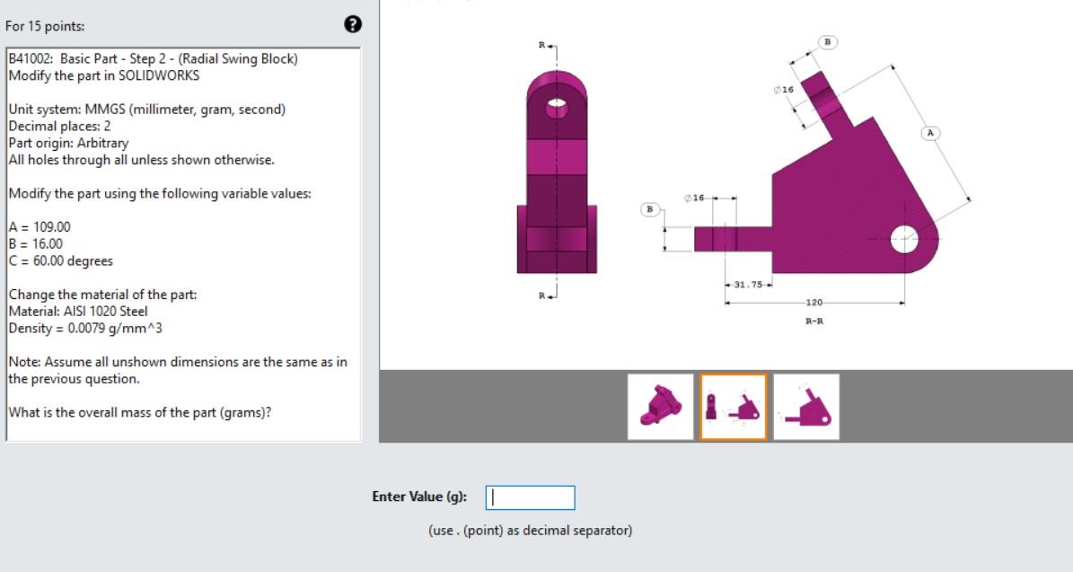 for 15 pointsb41001 basic partstep 1radial swing block build this part