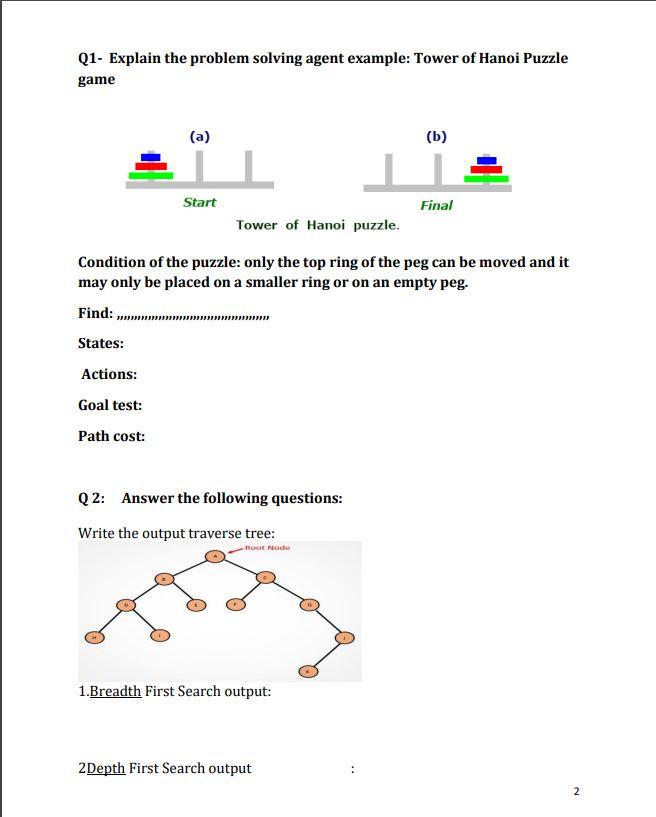 explain the problem solving agent