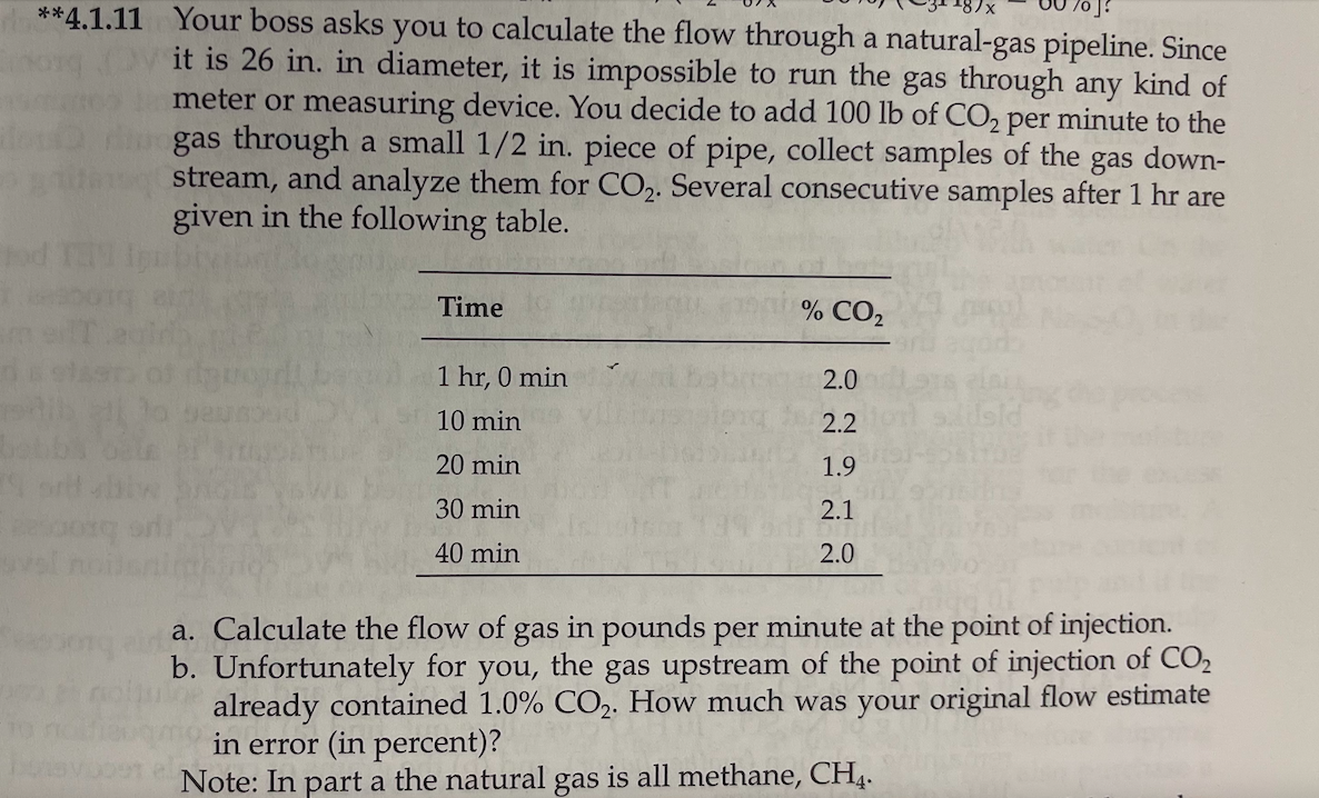 4111 your boss asks you to calculate the flow through a naturalgas