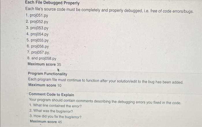 Project 5 Debugging Assignment Overview This Assignment Focuses On The 