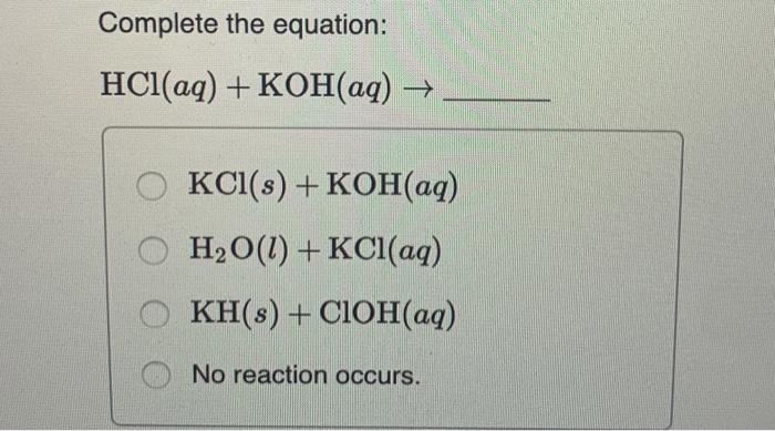 why must chemical equations be balanced choose all that apply in a ...