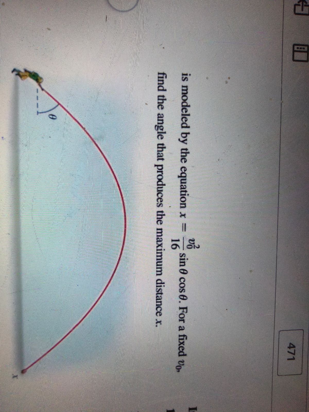 throwing football a quarterback throws ball with initial velocity vo