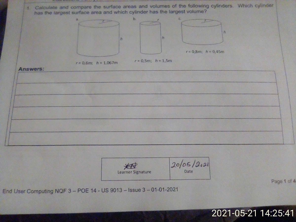 calculate-and-compare-the-surface-areas-and-volumes-the-following