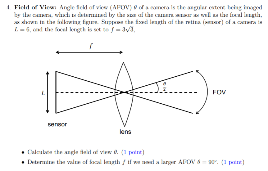 4 field of view angle field of view afov e of a camera is the angular