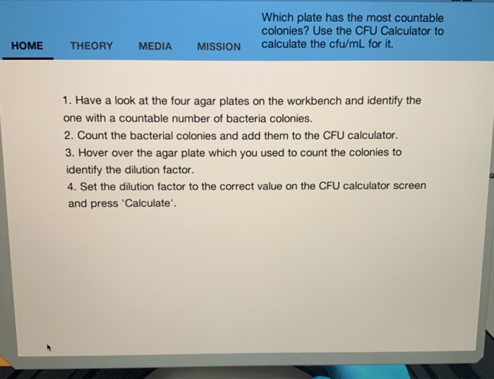 which-plate-has-the-most-countable-colonies-use-the-cfu-calculator