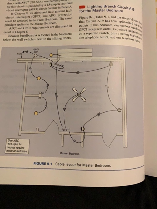 22 the following is a layout of the lighting circuit for the master