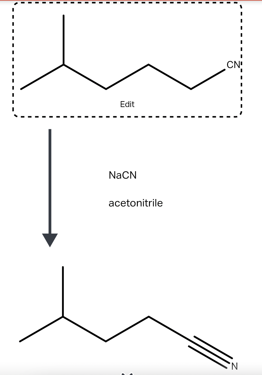 draw an alkyl halide that would undergo an sn2 reactio StudyX